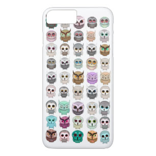 A Bunch of Cute Owls Design iPhone 8 Plus/7 Plus Case