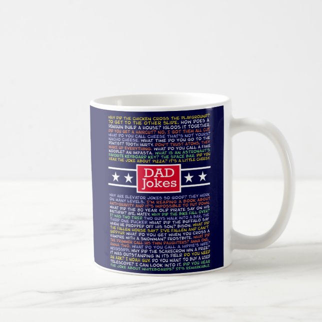 A bunch of dad jokes! coffee mug (Right)
