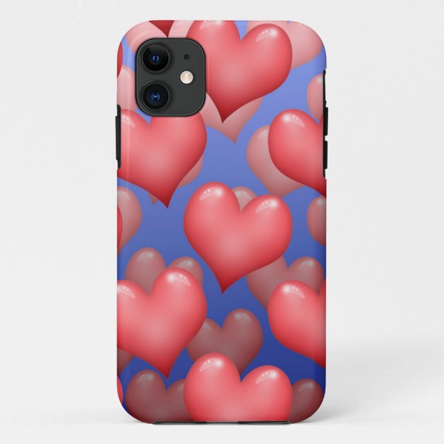 A Bunch of Hearts Case-Mate iPhone Case (Back)