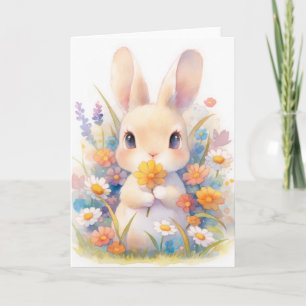 A Bunny Bouquet Card