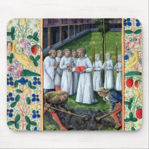 A burial mouse mat