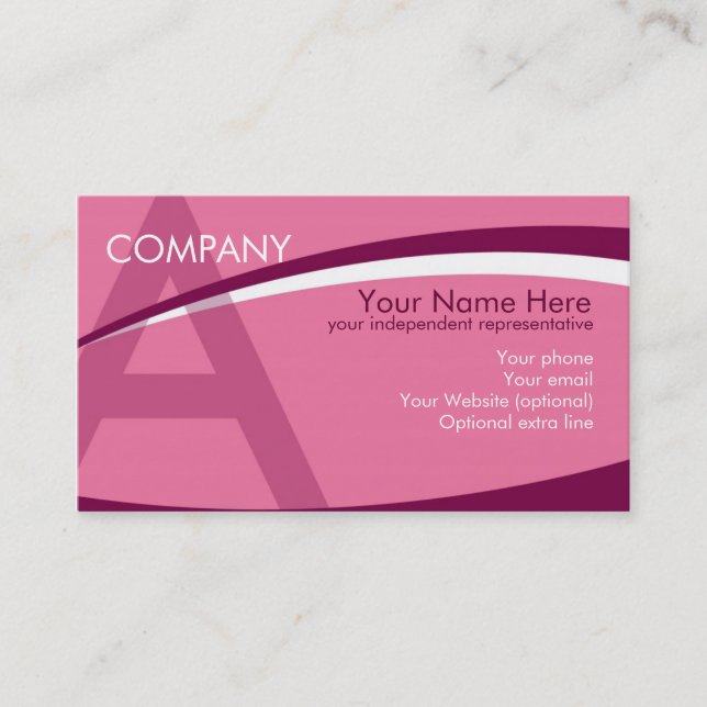 A Business Card (Front)