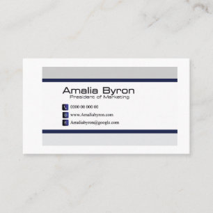 A business card. calling card