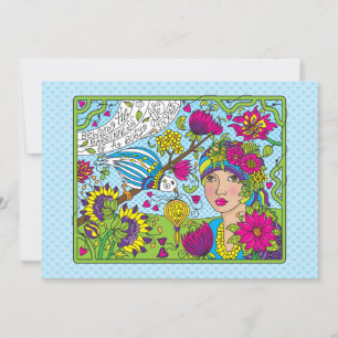 A Busy Life_Flat Card 7"x5"