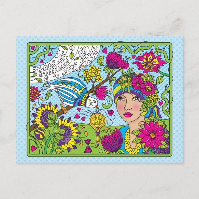 A Busy Life_ Postcard (Front)