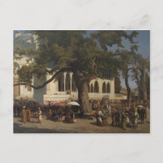 A Busy Market by Karl von Eckenbrecher Postcard