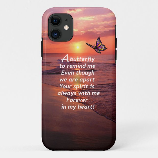 A Butterfly to Remind Me Case-Mate iPhone Case (Back)