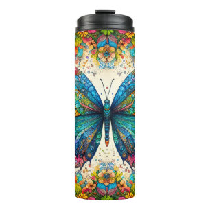 A Butterfly's Rainbow Ballet Thermal Tumbler