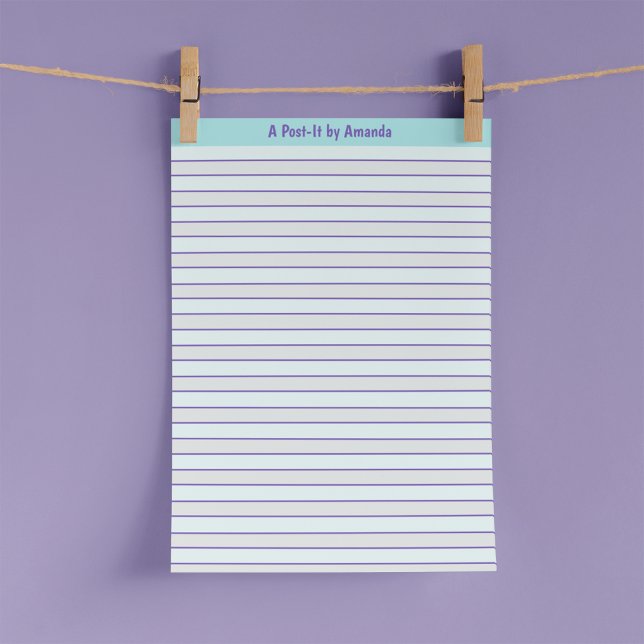 A by "Your Name" Post-it® Notes Template (Creator Uploaded)