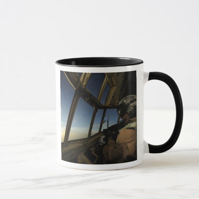 A C-130 Hercules pilot scans the horizon Mug (Right)