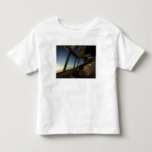 A C-130 Hercules pilot scans the horizon Toddler T-Shirt
