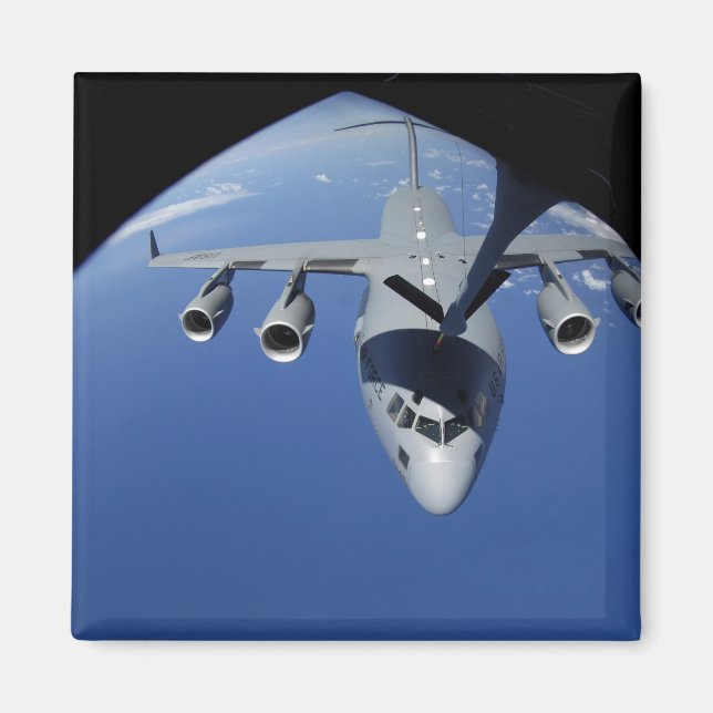 A C-17 Globemaster III receives fuel 2 Magnet (Front)