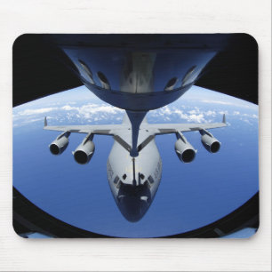 A C-17 Globemaster III receives fuel Mouse Mat