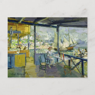 A Cafe in Gursuph, 1914 Postcard
