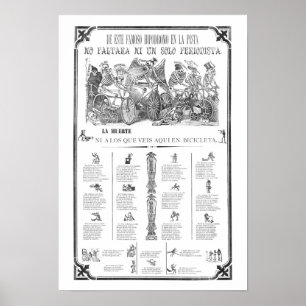 A “CALAVERA” BROADSIDE OF JOSE GUADALUPE POSADA POSTER