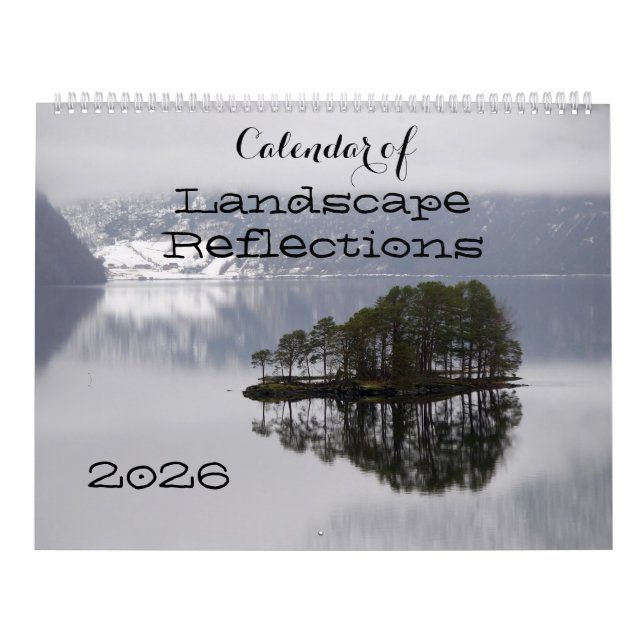 A Calendar of Landscape Reflections for 2025 (Cover)