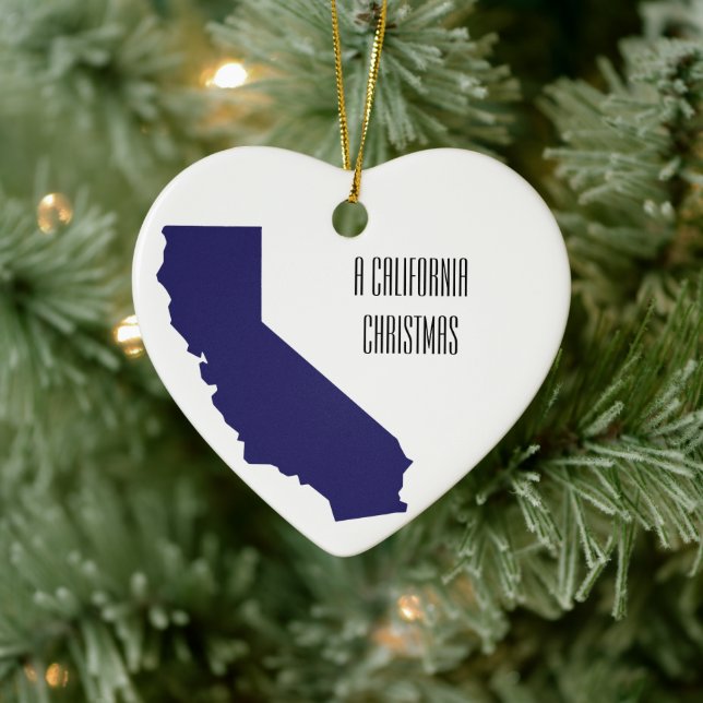 A California Christmas Personalised ornament (Tree)