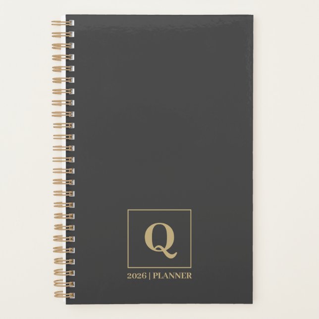 A Calm Year Planner | Elegant Modern Design (Front)