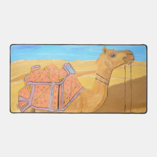 A camel desk mat