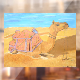 A Camel Window Cling