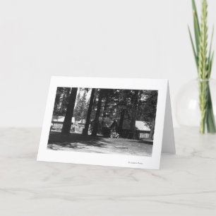 A Campground Scene Card