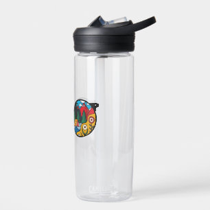 A Camping Adventure Water Bottle