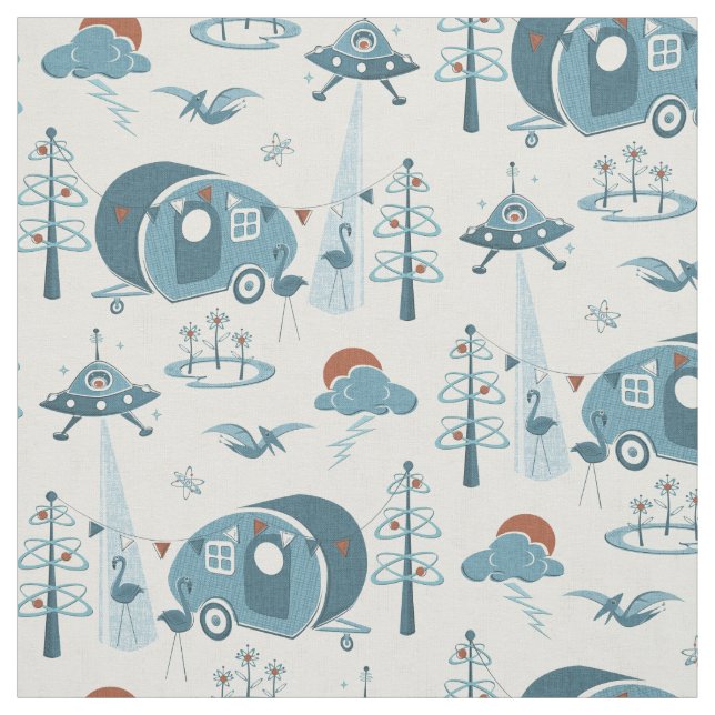 A Campsite Invasion! Fabric (Swatch)