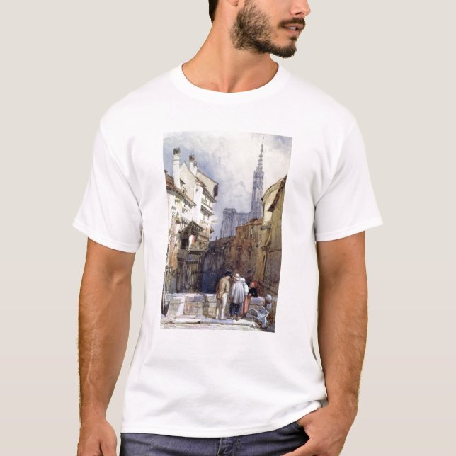 A Canal at Strasbourg T-Shirt (Front)