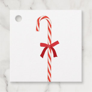 A Candy Cane Favour Tags