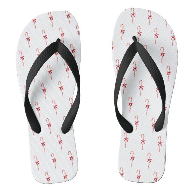 A Candy Cane Flip Flops (Footbed)