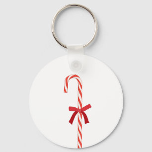 A Candy Cane Key Ring