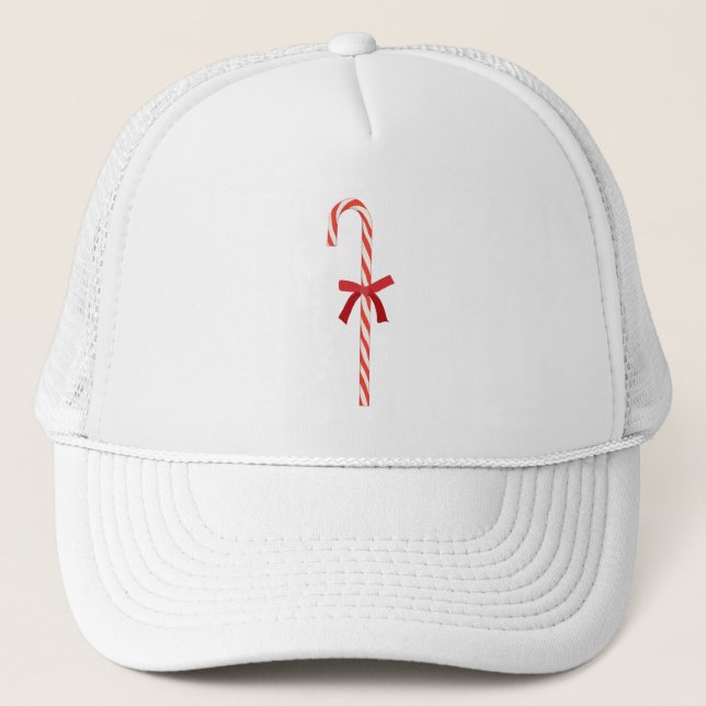 A Candy Cane Trucker Hat (Front)