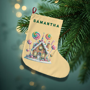 A Candyland Christmas Personalized Stocking