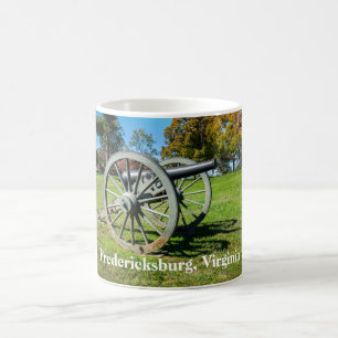 A cannon on the Fredericksburg Battlefield Coffee Mug