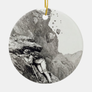 A Cannonade on the Matterhorn, 1862, from 'The Asc Ceramic Tree Decoration