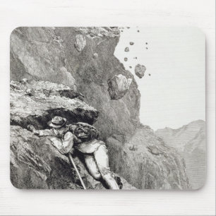 A Cannonade on the Matterhorn, 1862, from 'The Asc Mouse Mat