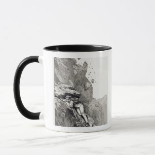 A Cannonade on the Matterhorn, 1862, from 'The Asc Mug