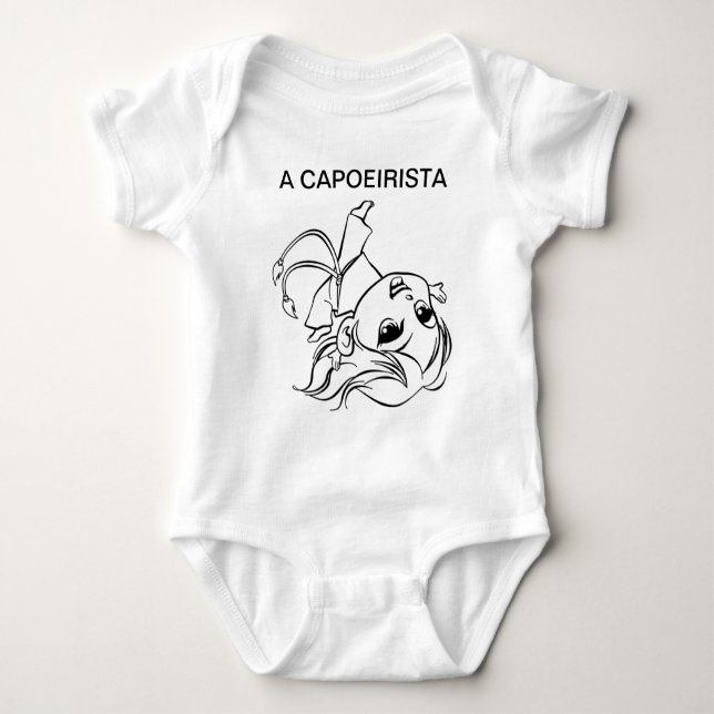 A CAPOEIRISTA BABY BODYSUIT (Front)