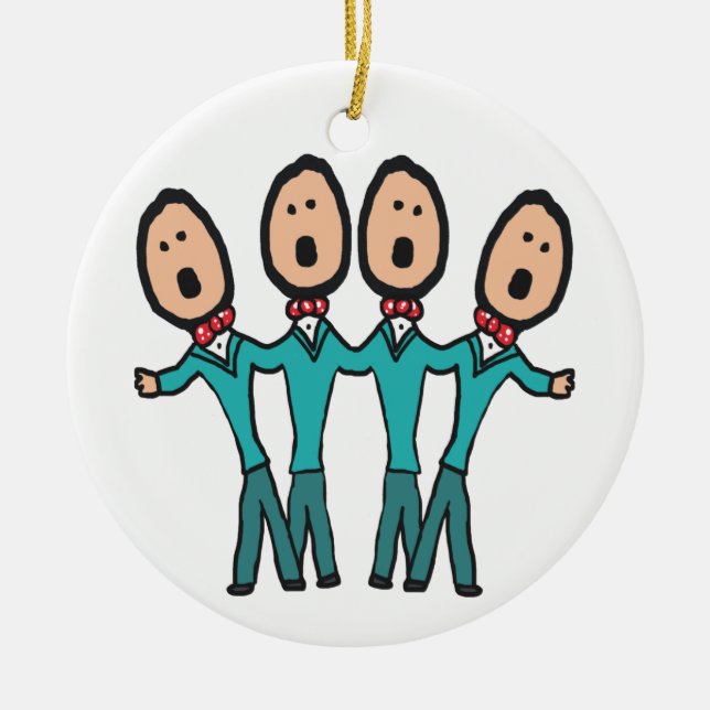 A Cappella Ceramic Tree Decoration (Front)
