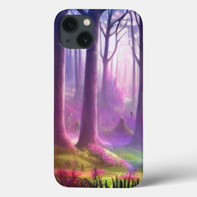  A captivating forest glade filled with trees Case-Mate iPhone Case (Back)