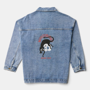 A captivating T-shirt design featuring a mystical Denim Jacket