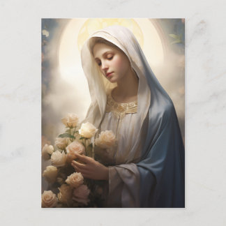 A Captivating Vision of the Holy Mary Postcard