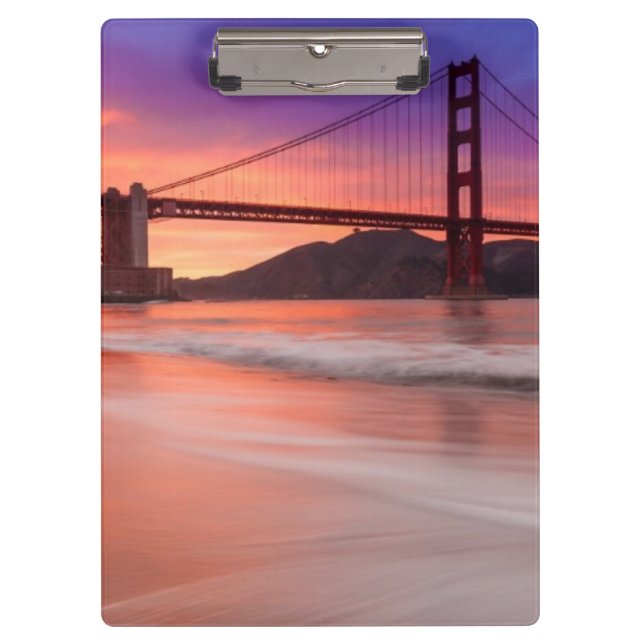 A capture of San Francisco's Golden Gate Bridge Clipboard (Front)