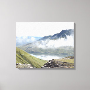 A Captured Moment In Snowdonia Canvas Print