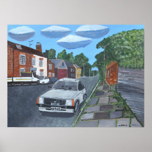 A car in Derby England Poster