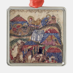 A Caravan Stop, from 'The Maqamat' by Metal Tree Decoration