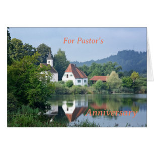 A card for a pastor's Anniversary