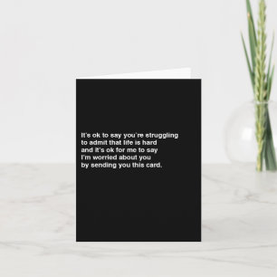 a card for someone struunder depression