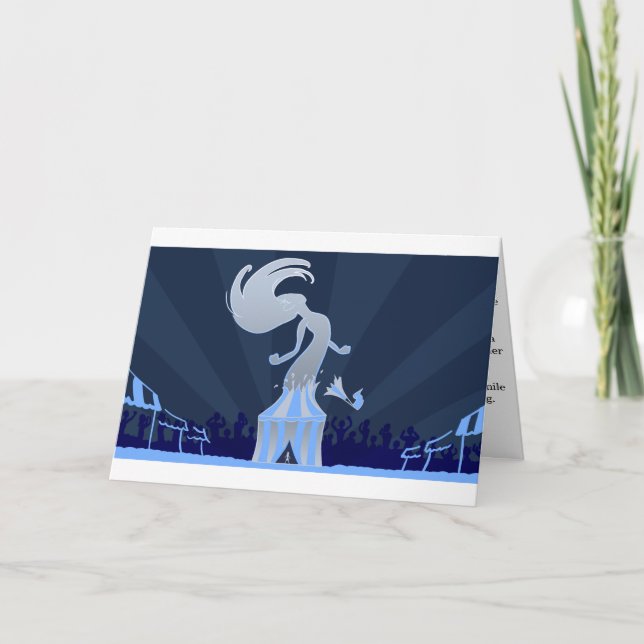 A card for the adventurers, for the risk-takers. (Front)