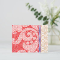 a card with a red heart on it